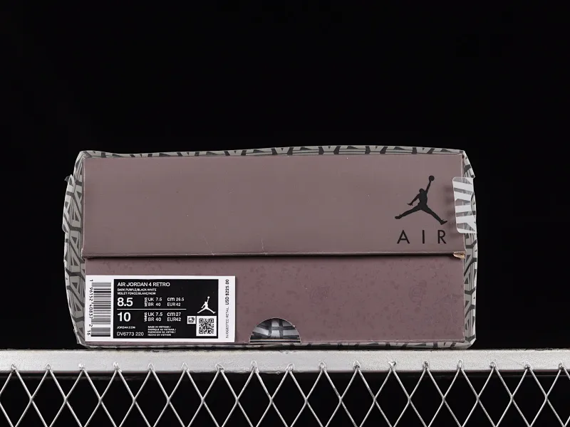 All categories Air Jordan Jordan series basketball shoes Air Jordan 4 pure original version A Ma Maniére x Air Jordan 4 "Violet Ore" AJ4 Joe 4 joint model burgundy red DV6773-220